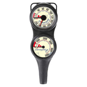 ZEAGLE Combo 2 Gauge SPG/MDL w/ Black Hose BAR/METER or PSI/FEET