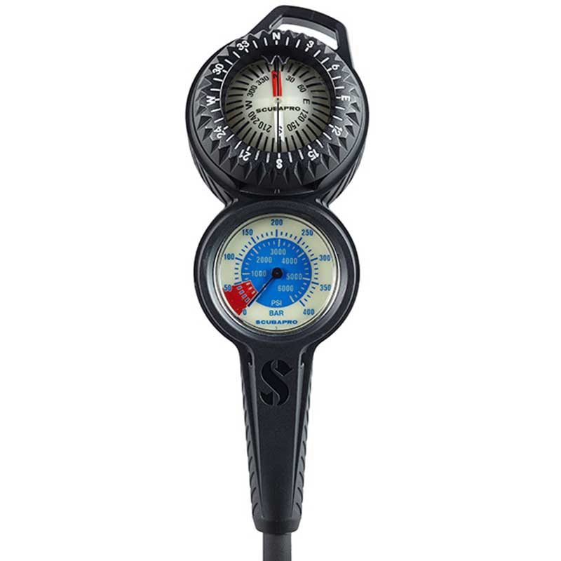 SCUBAPRO 3 GAUGE CONSOLE · BAR &or PSI · shipped from Canada - getwetcanada