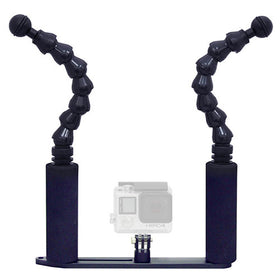 GoPro CAMERA TRAY & DOUBLE 7" LIGHT ARM