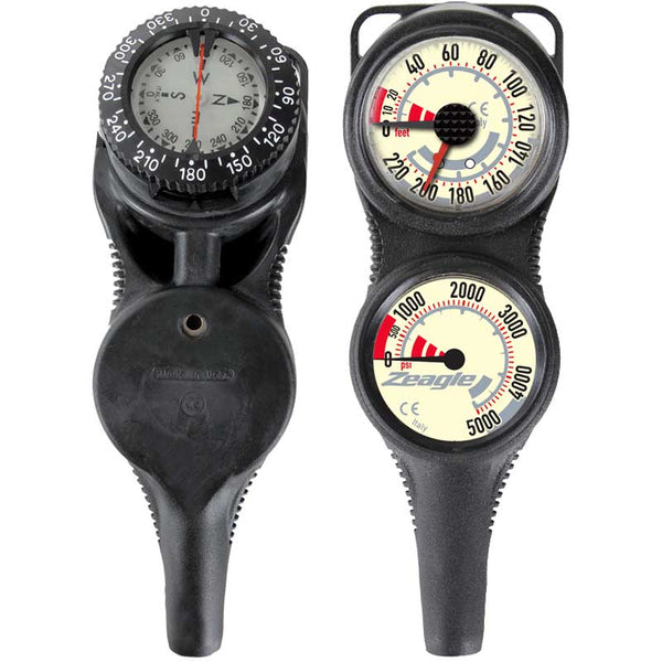 ZEAGLE Slimline Co-Pilot Console w/ Black Hose · BAR/METER or PSI/FEET